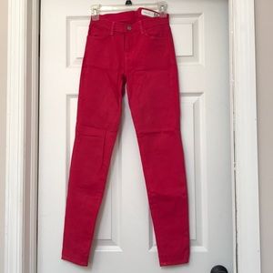J brand pink skinny jeans